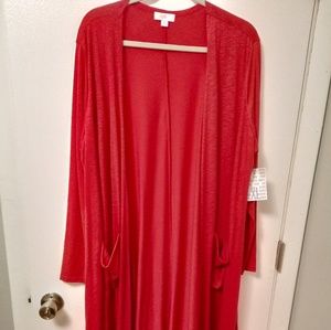 NWT Lularoe XL Red Sarah w/ FREE Mystery Leggings.
